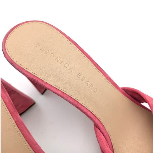 Veronica Beard Ganita Slide Sandal Women's Knot Front Pink Size US10M EU41 - Picture 12 of 13
